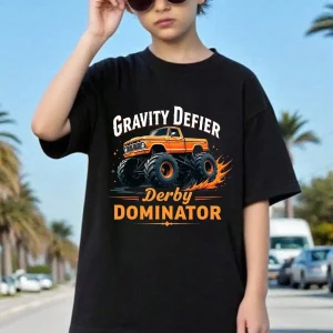 Boys/Girls Monster Truck T-shirt
